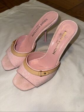 Louis Vuitton 6AM Mule Pink Denim